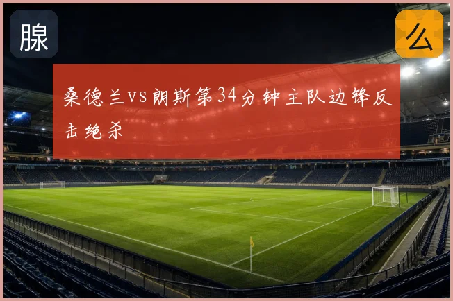桑德兰vs朗斯第34分钟主队边锋反击绝杀